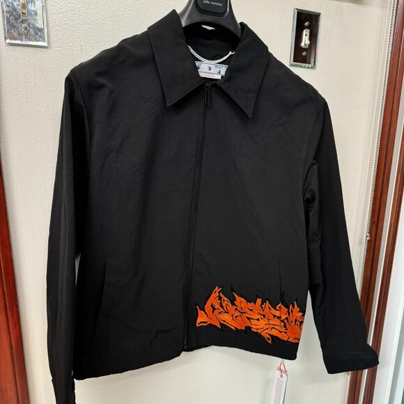 NWT OFF-WHITE™ Neen Harrington Jacket in sz.L (MSRP$2265) - Picture 1 of 14